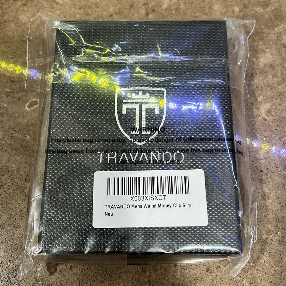 NEW Travando Slim Wallet and Money Clip